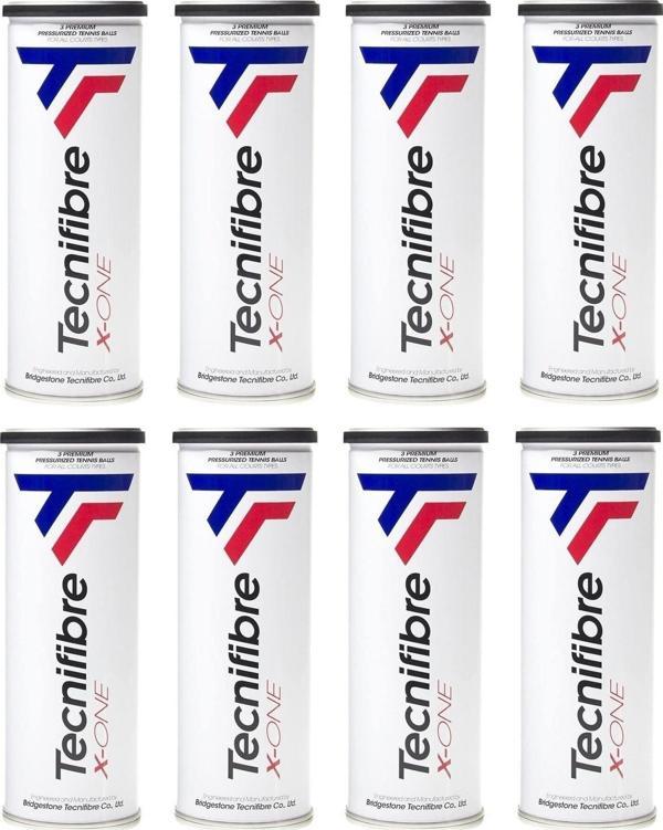 Tecnifibre X-One 3'lü 8 Kutu Tenis Topu - Image 1