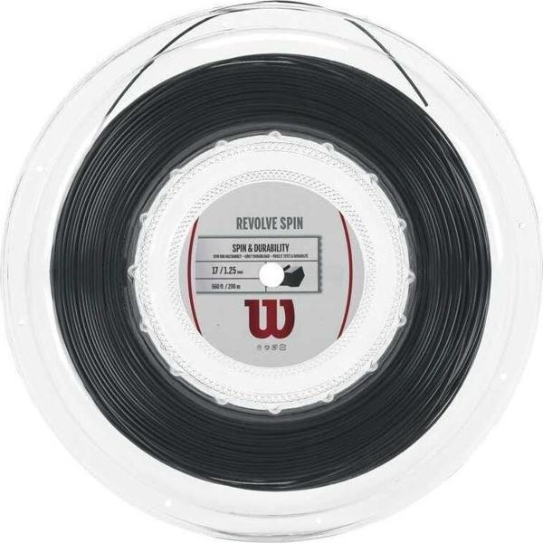 Wilson Revolve Spin Siyah 1.25 200M Rulo Kordaj WRZ908100 - Image 1