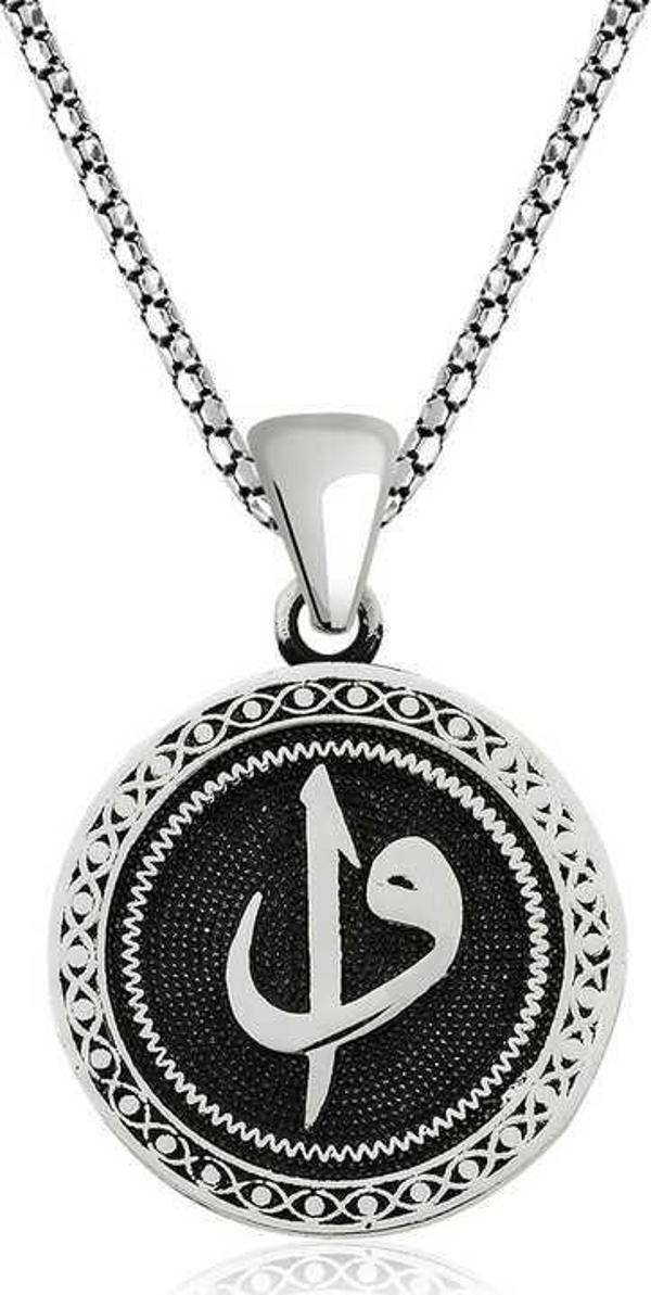 Himarry Gümüş Elif Vav Kolye - Image 1