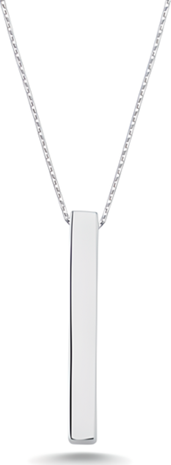 Himarry Gümüş Erkek Çubuk Kolye - Image 1