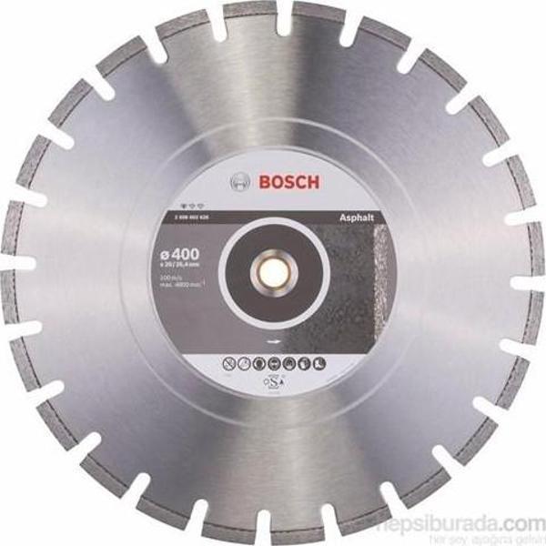 Bosch  - Standard Seri Asfalt İçin Elmas Kesme Diski - 400 X 20/25,40 X 3,6 X 10 Mm - Image 1