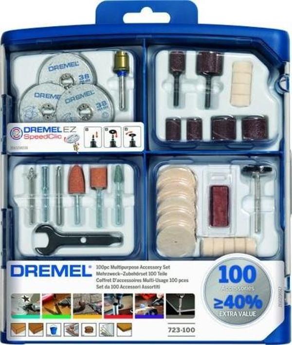 Dremel S723 Aksesuar Seti 100 Parça - Image 1