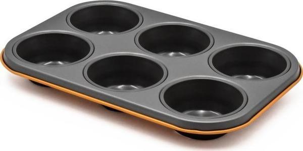 Aryıldız 6'lı Muffin Kalıbı Turuncu - Image 1