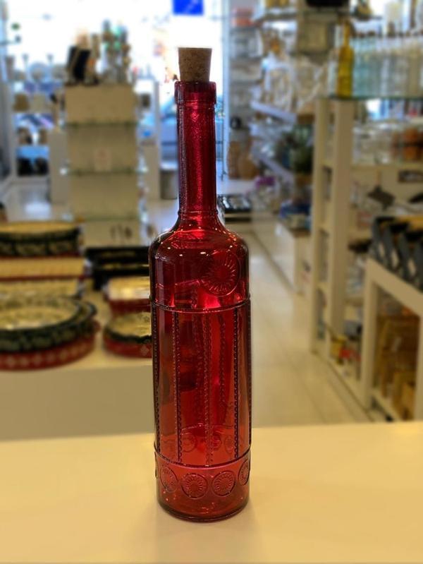 San Miguel Toscana Yağ Şişesi 700 cc Kırmızı  - Image 1