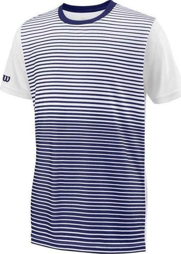 Wilson B Team Striped Crew Erkek Çocuk T-Shirt WRA767203 - Image 1