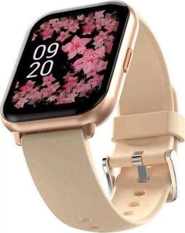 Zone2 Bluetooth 5.2 Ip68 1.96 İnç Arama Özellikli Nabız Spor Takibi 50 mm Akıllı Saat Rose Gold - Image 1
