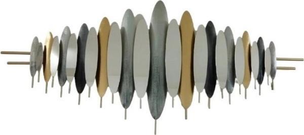 T.Concept Dekoratif Dayanıklı Zarif Aynalı Tablo Metal Gold 145 cm - Image 1