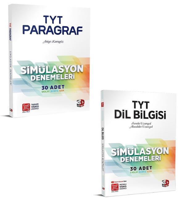 3D Yayınları 2024 Tyt Dil Bilgisi + Paragraf Deneme Seti - 3D Yayınları - Image 1
