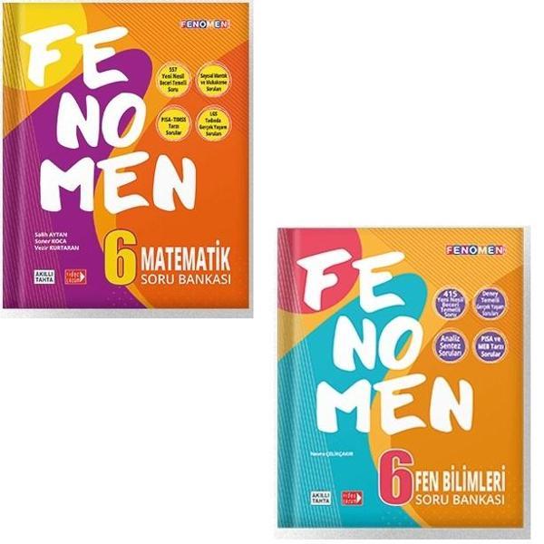 Fenomen Okul 2024 6. Sınıf Matematik + Fen Bilimleri Soru Seti 2 Kitap - Image 1