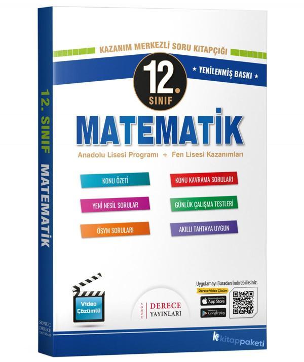 Sonuç Derece Yayınları 12. Sınıf Matematik Modüler Set 2023 - Derece Yayınları - Image 1