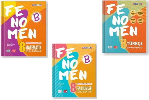 Fenomen Okul 2024 8. Sınıf Lgs Matematik Türkçe Fen Soru Seti - Image 1