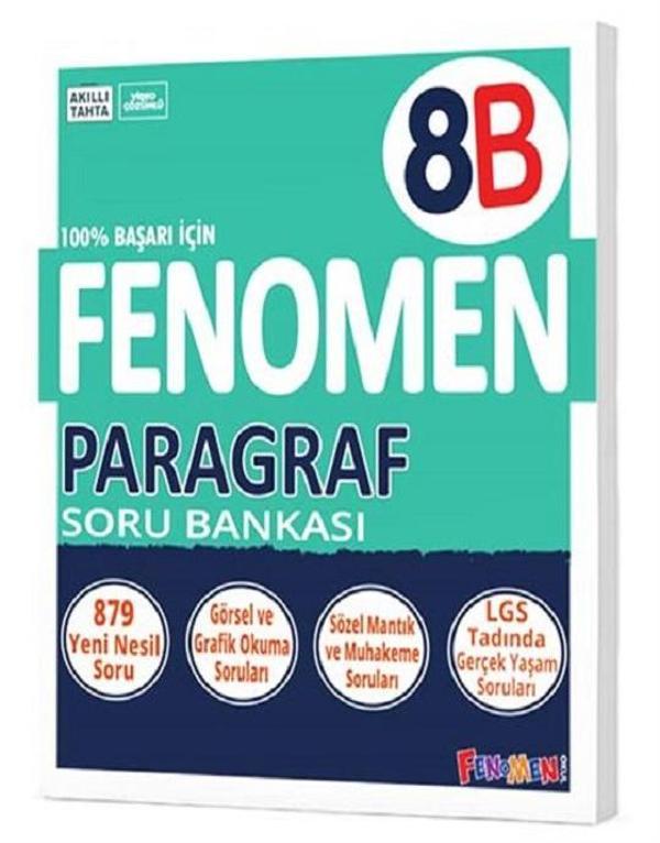 Fenomen Okul 2024 8. Sınıf Paragraf B İleri Düzey Soru Bankası - Image 1