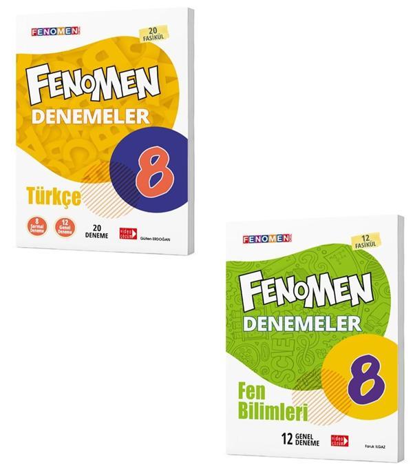 Fenomen Okul 2024 8. Sınıf Türkçe Fen Bilimleri Deneme Seti - Image 1