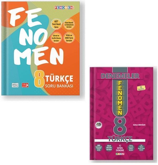 Fenomen Okul 2024 8. Sınıf Türkçe Soru Bankası + Deneme Seti - Image 1