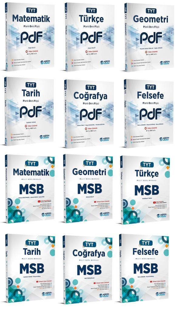 Eğitim Vadisi 2024 Tyt Eşit Ağırlık Pdf Planlı Ders Föyü + Msb Multi Soru Bankası Seti - Eğitim Vadisi - Image 1