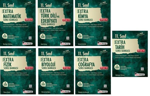 Kafadengi 2024 11. Sınıf Extra Soru Bankası Seti Tam Set 7 Kitap - Kafa Dengi - Image 1