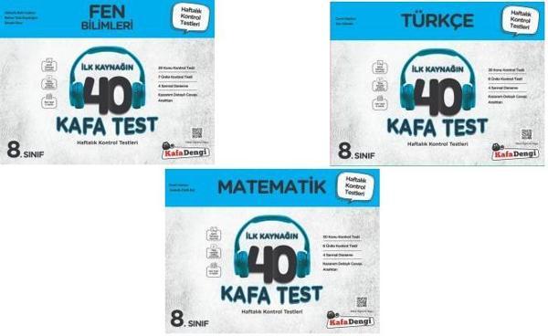 Kafadengi 2024 8. Sınıf Lgs Matematik Türkçe Fen Kafa Test Seti - Kafa Dengi - Image 1