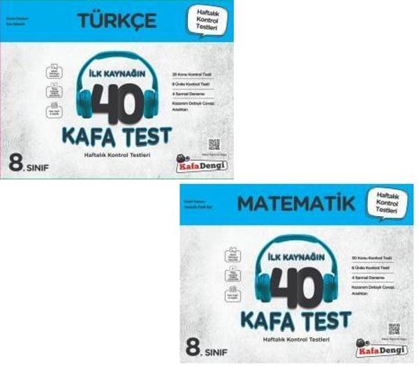 Kafadengi 2024 8. Sınıf Lgs Türkçe Matematik Kafa Test Seti - Kafa Dengi - Image 1