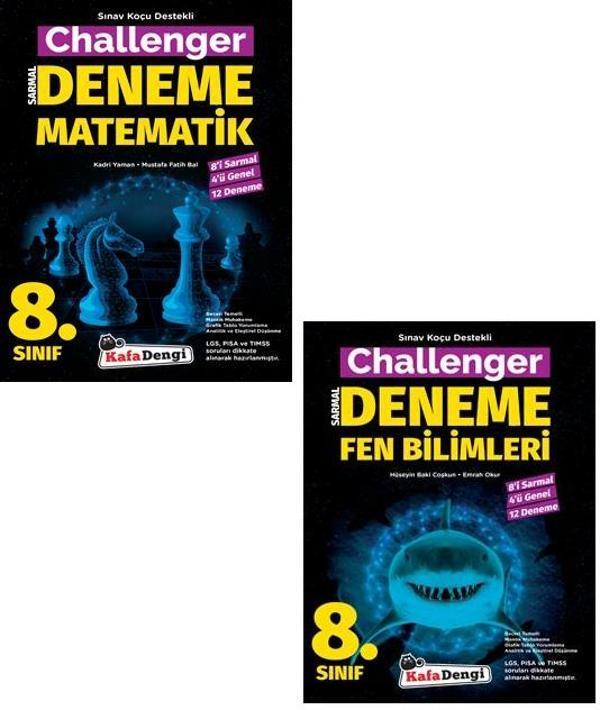 Kafadengi 2024 8. Sınıf Matematik Fen Bilimleri Challenger Denemesi Seti - Kafa Dengi - Image 1