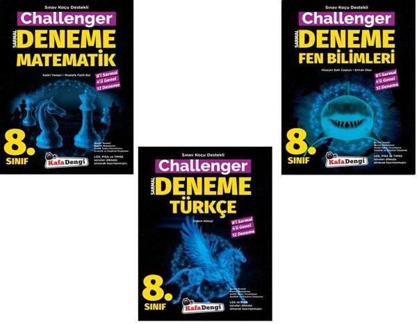 Kafadengi 2024 8. Sınıf Matematik Türkçe Fen Challenger Denemesi Seti - Kafa Dengi - Image 1