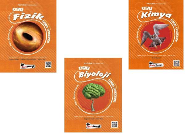 Kafadengi 2024 Ayt Fizik Kimya Biyoloji Temel Ve Orta Soru Bankası Seti - Kafa Dengi - Image 1