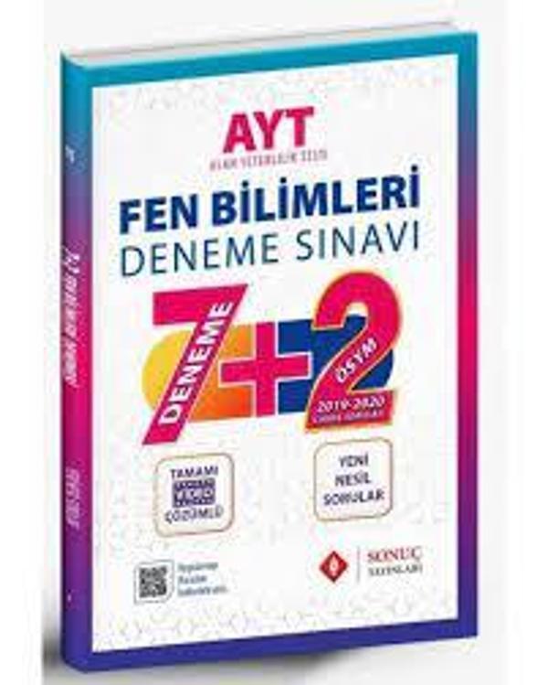 Sonuç Yayınları Ayt Fen Bilimleri 7+2 Deneme 2023 - Sonuç Yayınları - Image 1