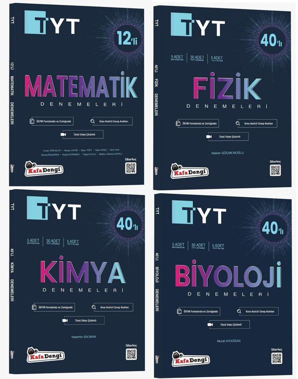Kafadengi 2024 Tyt Matematik Fizik Kimya Biyoloji Deneme Seti - Kafa Dengi - Image 1