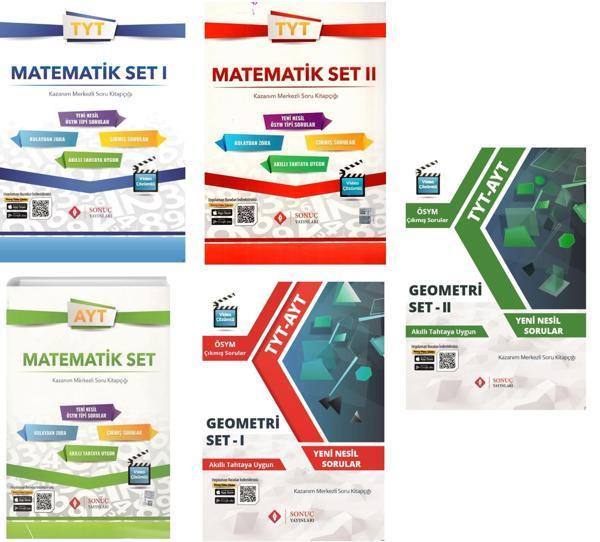 Sonuç Yayınları Tyt Ayt Matematik Geometri Modüler Seti 2023 - Sonuç Yayınları - Image 1
