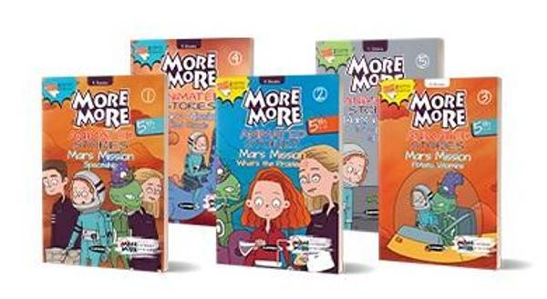 Kurmay Elt 2024 5. Sınıf More & More Hikaye Seti (5 Kitap) - Kurmay Yayınları - Image 1