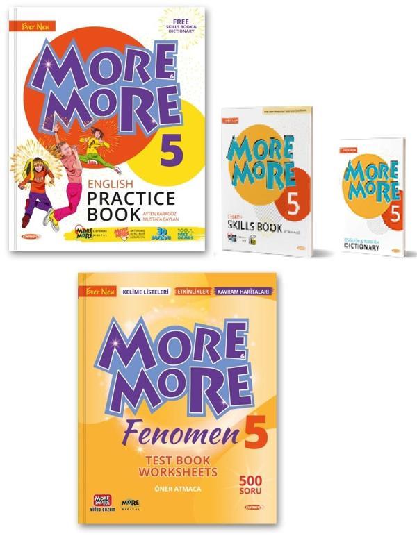 Kurmay Elt 2024 5. Sınıf More & More Pratice Book + Test Book - Kurmay Yayınları - Image 1