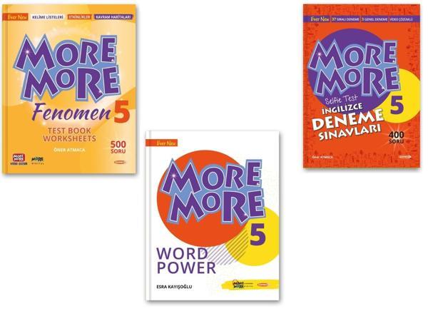 Kurmay Elt 2024 5. Sınıf More & More Test Book + Word Power + Selfie Test - Kurmay Yayınları - Image 1