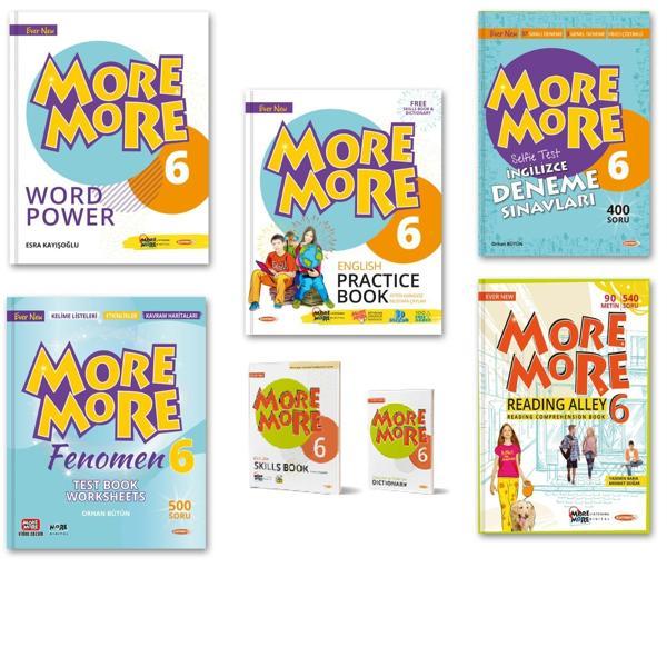 Kurmay Elt 2024 6. Sınıf More & More 5 Li Tam Set Pb+Tb+Wp+St+Reading - Kurmay Yayınları - Image 1