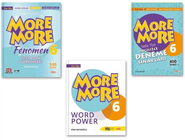 Kurmay Elt 2024 6. Sınıf More & More Test Book + Word Power + Selfie Test - Kurmay Yayınları - Image 1