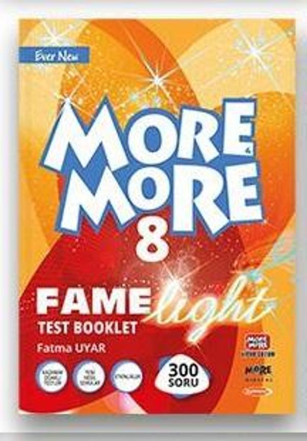 Kurmay Elt 2024 8. Sınıf Lgs More & More Fame Light Test Booklet - Kurmay Yayınları - Image 1