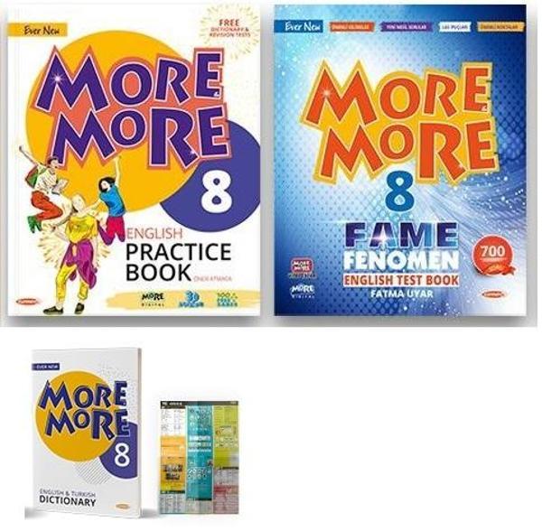 Kurmay Elt 2024 8. Sınıf More & More Pratice Book + Fame Test Book - Kurmay Yayınları - Image 1