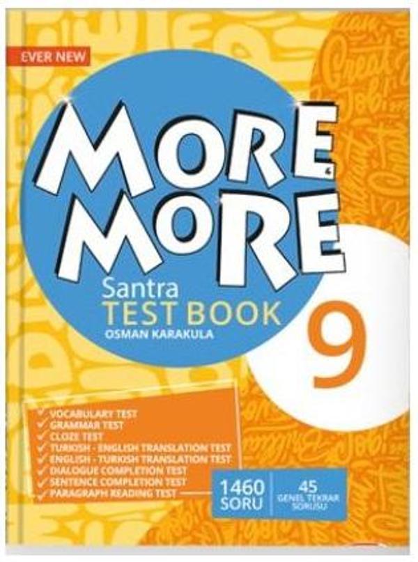 Kurmay Elt 2024 9. Sınıf More & More Santra Test Book - Kurmay Yayınları - Image 1