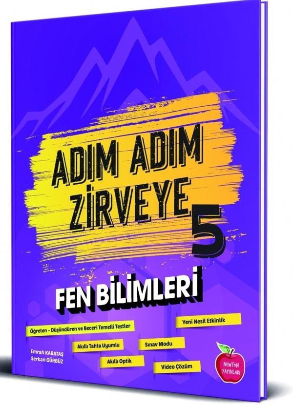 Newton 5. Sınıf Fen Bilimleri Adım Adım Zirveye Soru Bankası 2023 - Newton Yayınları - Image 1
