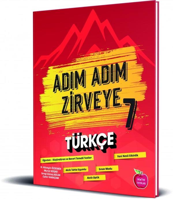 Newton 7. Sınıf Türkçe Adım Adım Zirveye Soru Bankası 2023 - Newton Yayınları - Image 1