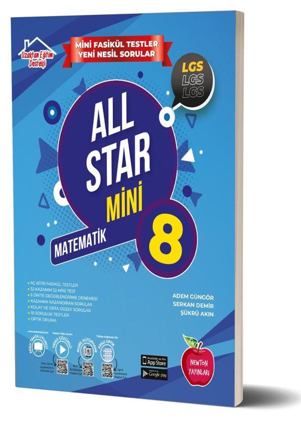 Newton 8. Sınıf Matematik Mini All Star 2023 - Newton Yayınları - Image 1