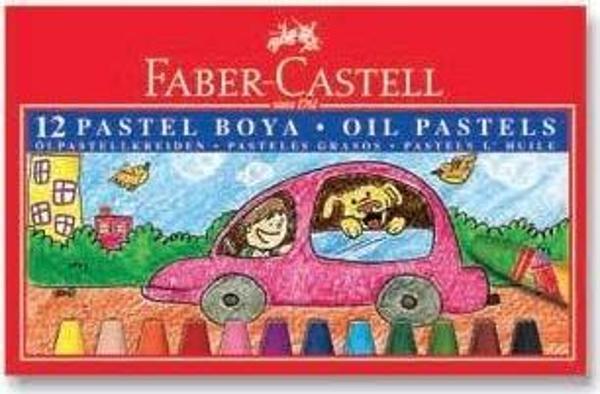 Faber-Castell FABER PASTEL BOYA REDLİNE 12 RENK 125312 - Image 1
