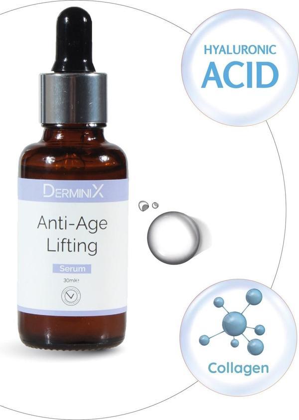 Derminix Anti Age Lifting Yaşlanma ve Kırışıklık Karşıtı Cilt Bakım Serumu - Image 1