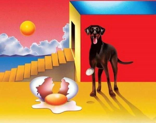 The Dog And The Future Plak - Image 1