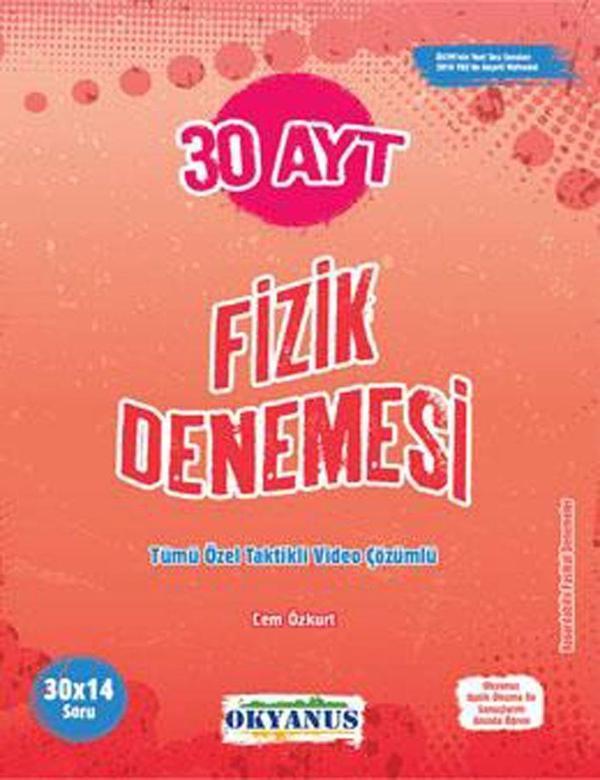 AYT 30 Fizik Denemesi Okyanus Yayınları - Okyanus Yayıncılık - Image 1