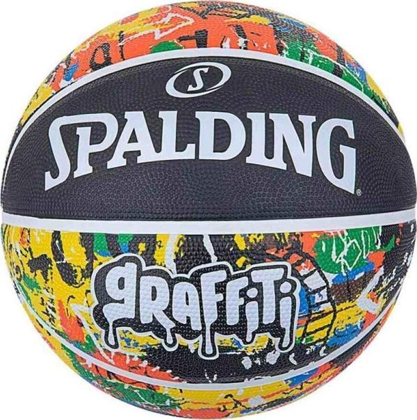 Spalding Rainbow Graffiti SZ7 2021 Basket Topu 84372Z - Image 1