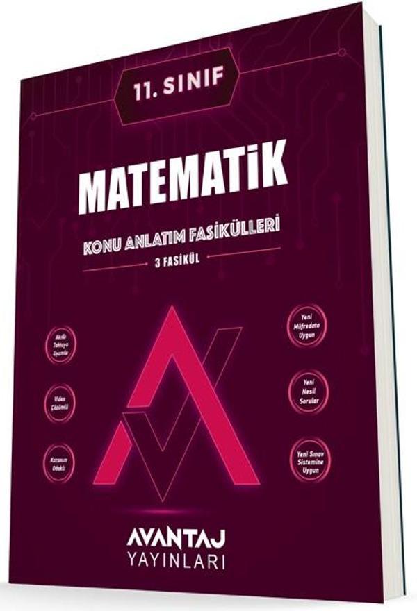 Avantaj 11. Sınıf Matematik Konu Anlatım Fasikülleri 2023 - Avantaj Yayınları - Image 1