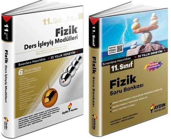 Aydın 2024 11. Sınıf Fizik Ders İşleyiş + Soru Seti 2 Kitap - Aydın Yayınları - Image 1