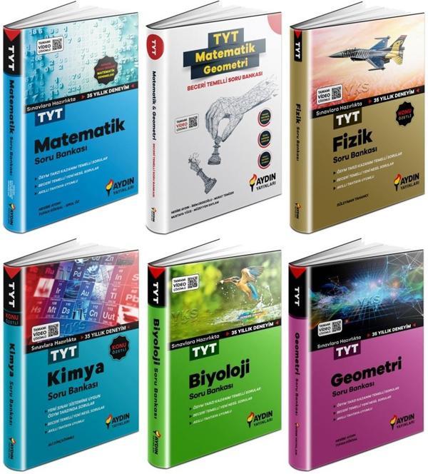 Adın Yayınları 2024 Tyt Sayısal Soru Bankası Seti 6 Kitap - Aydın Yayınları - Image 1