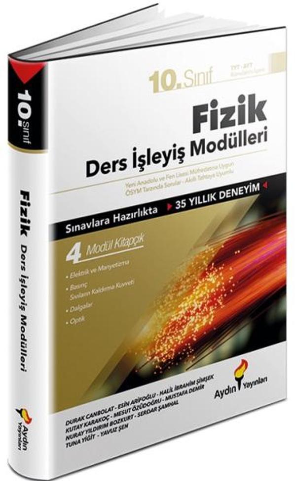 Aydın 2024 10. Sınıf Fizik Ders İşleyiş Modülleri - Aydın Yayınları - Image 1