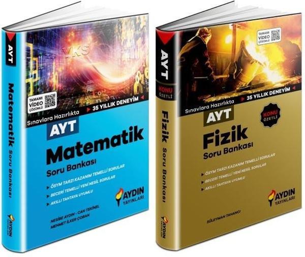 Aydın 2024 Ayt Matematik + Fizik Soru Seti 2 Kitap - Aydın Yayınları - Image 1