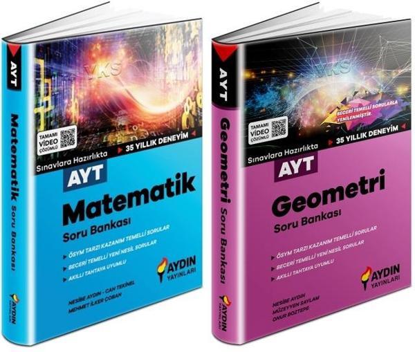Aydın 2024 Ayt Matematik + Geometri Soru Seti 2 Kitap - Aydın Yayınları - Image 1